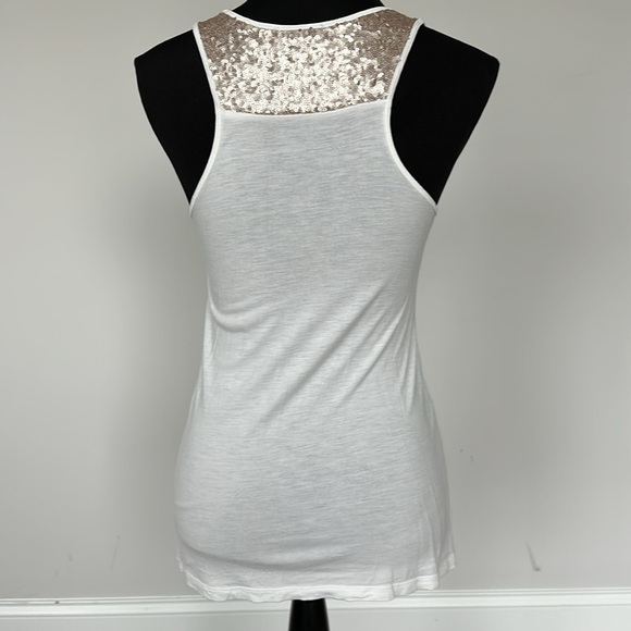 Old Navy Tank Top with Sequin Detail Sz SM - Picture 4 of 5